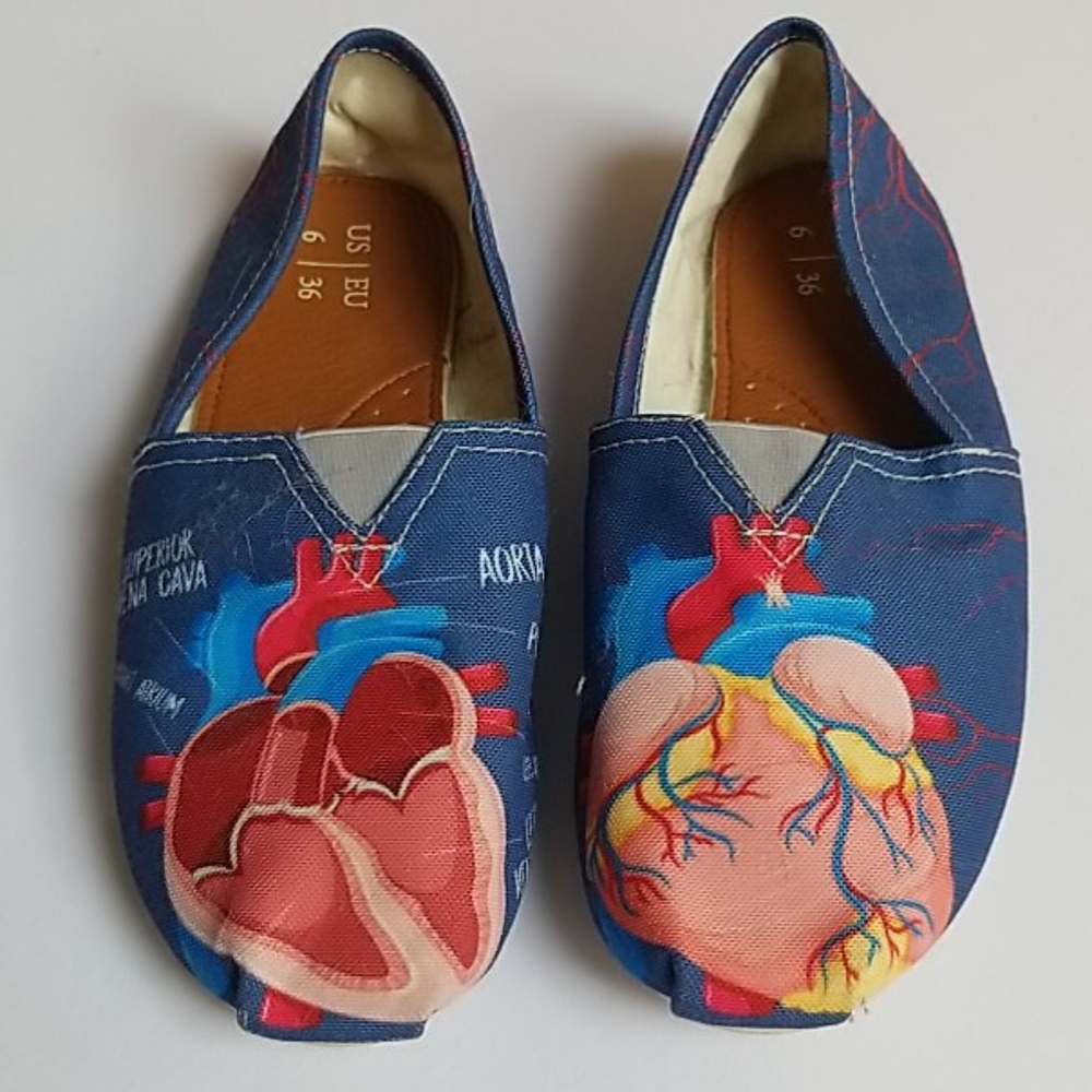 Anatomical Heart Shoes - Tom's Style